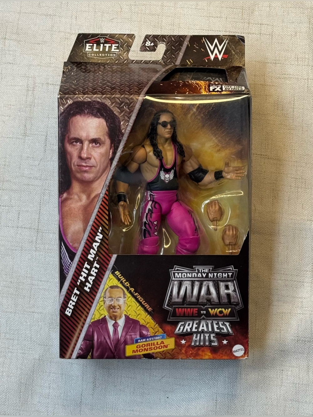 2025 WWE Mattel Elite Monday Night War Greatest Hits Series 2 Bret "Hitman” Hart